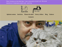 Tablet Screenshot of clinicaveterinariajaimelopez.com